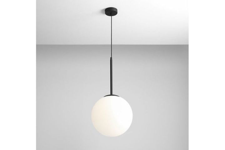 Giana Modernee Glazen Hanglamp, Zwart