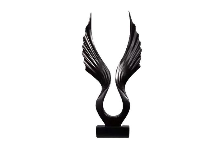 Abstract Vleugelobject, Zwart