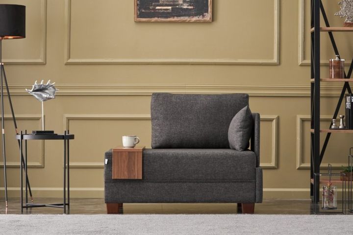 Fly Fauteuil, Rechts, Antraciet