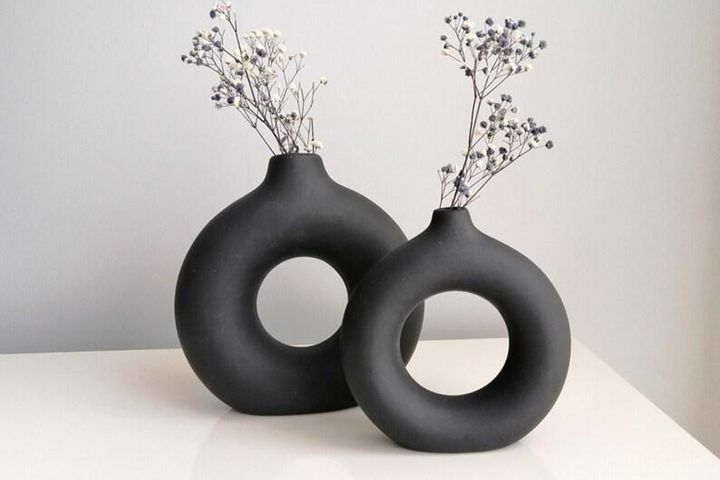 Ring Vazen Set, 2-delig, Zwart