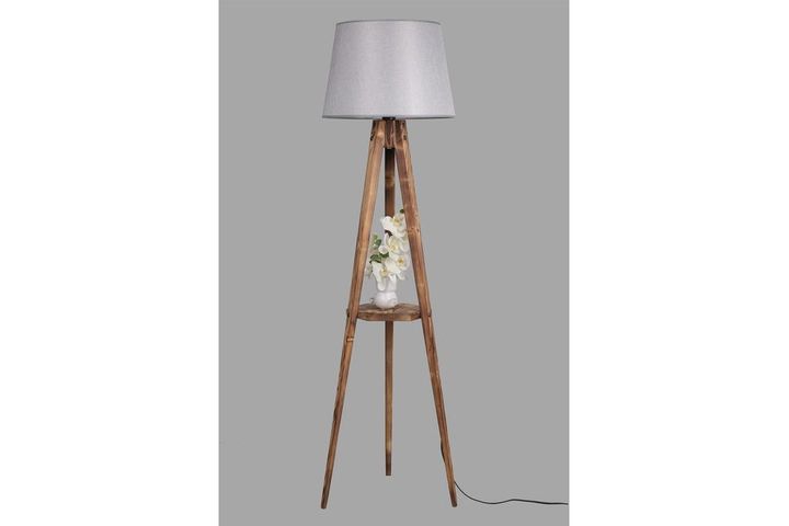 Stativ Vloerlamp, Grijs