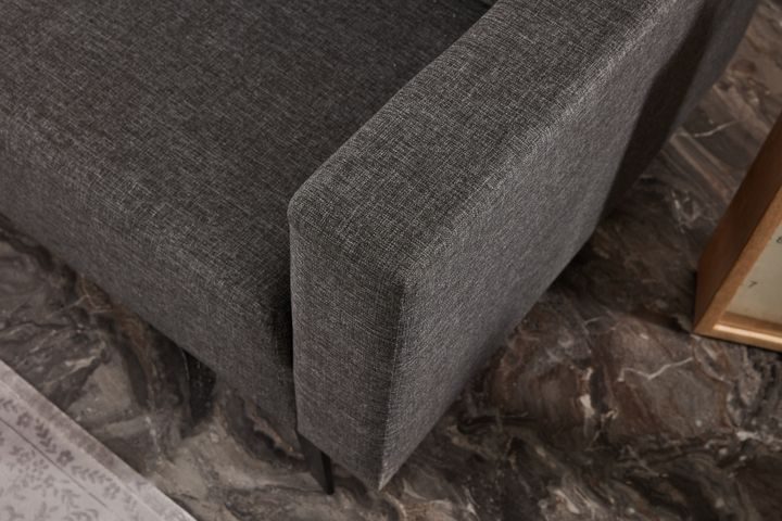 Natur Hoekbank, Antraciet