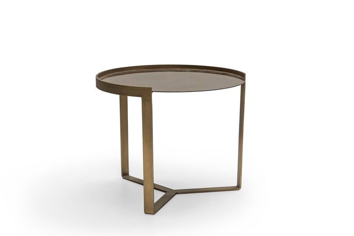 Tribeca Duo Coffee Table, Brass