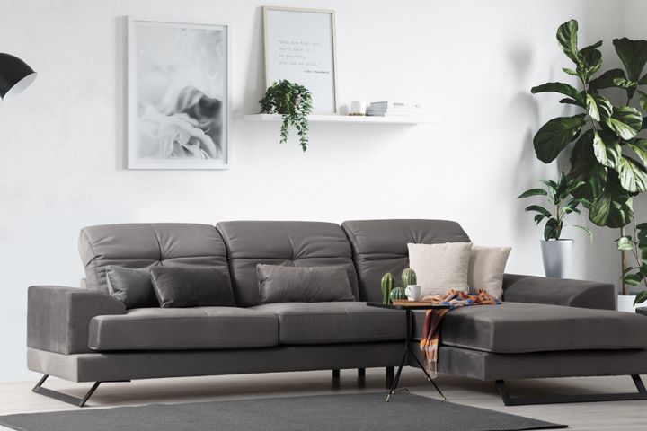 Frido Hoekbank Rechts, Antraciet