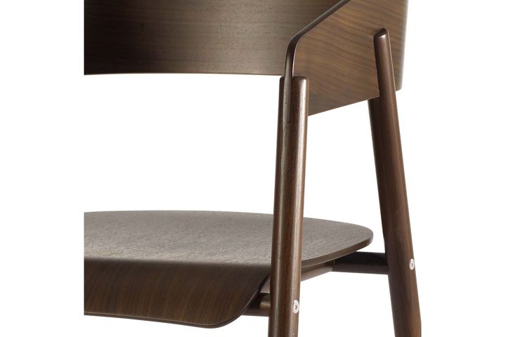 Covus Dining Chair, Dark Wood