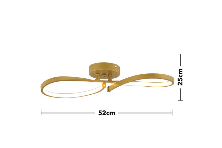 Apliqa Vetto Hanglamp, Goud