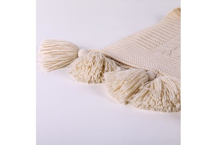 Neil Bed Throw, 130 x 170 cm, Natural