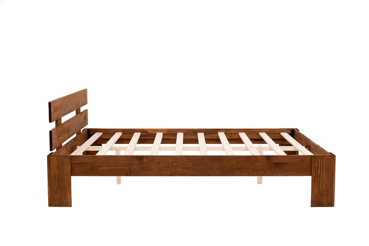 Berlin King Size Bed, 160 x 200 cm, Walnut