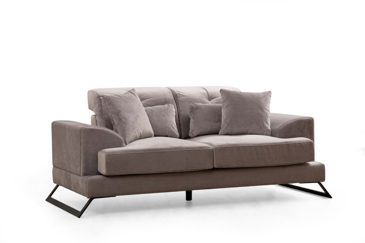 Frido Two Seater Sofa, Steel Grey