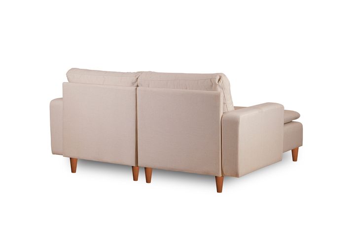 Pafu Lungo Mini-Hoekbank, Creme
