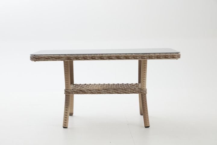 Pirus Rattan 3+1+1 Tuinloungeset, Beige