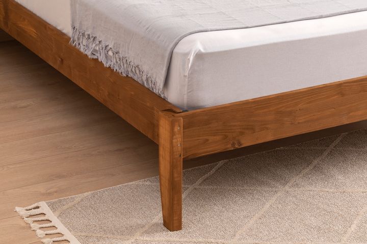 Axel Single Bed, 90 x 190 cm, Walnut