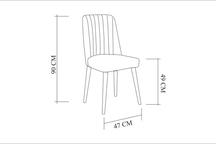 Stormi Stoel, Kleur Pijnboom & Nerts