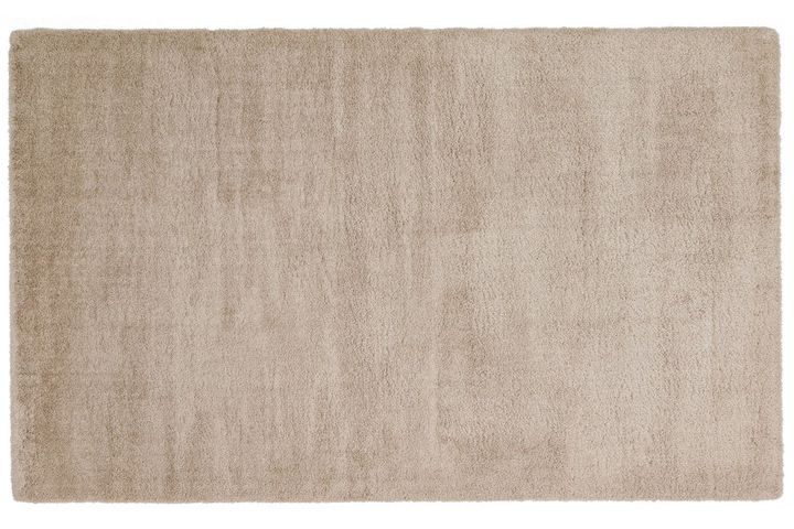 Puffy Shaggy Teppich, 80x150 cm, Beige