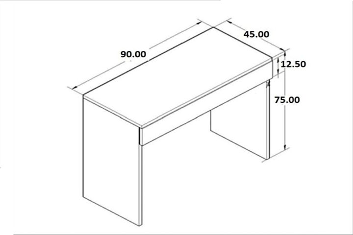 Novella Mode Dressing Table, White