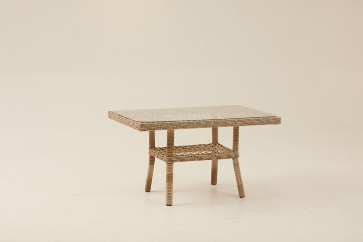 Pirus Rattan 2+1+1 Tuinloungeset, Beige