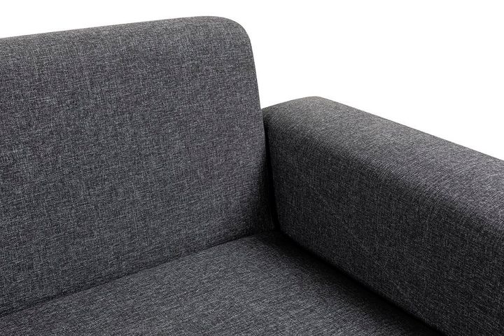 Lego 3-Zitsbank met Bed, Antraciet (Kleurkeuze Stof In Showroom)