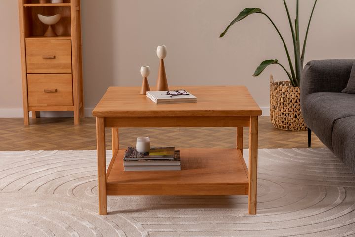 Ranch Salontafel, Massief, Eik