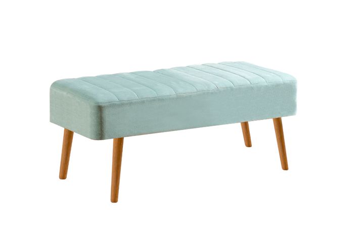 Vina Opbergbank Gestoffeerd, Pijnboom & Turkoois