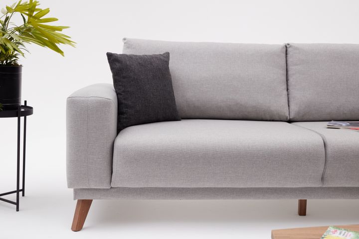 Lego 3-Zitsbank met slaapfunctie, Grijs