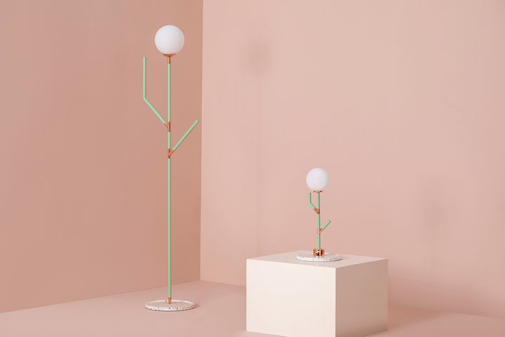 Cactus Table Lamp, Multicolour