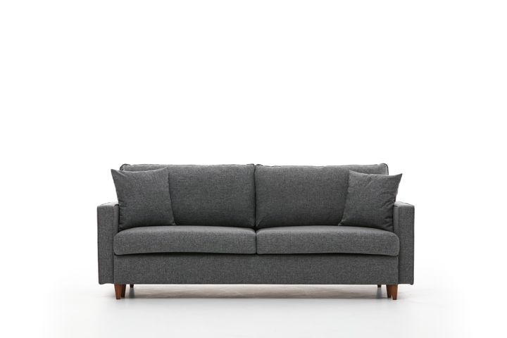 Eva-Serie 3-Zitsbank Met Bed Functie, Grijs