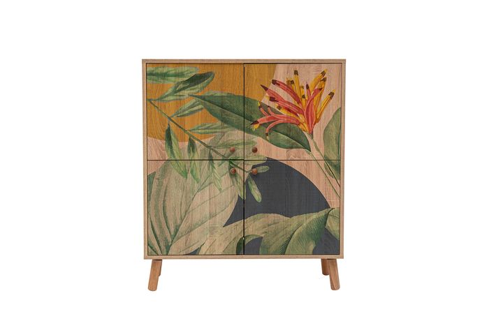 Saka Multifunctionele Kast met Houten Poten