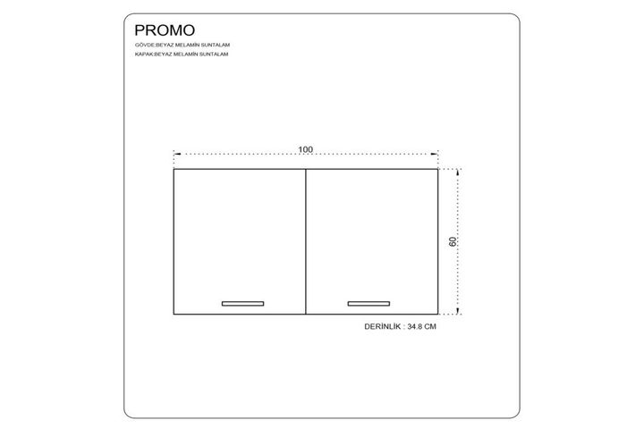 Horní modul Promo 100 cm