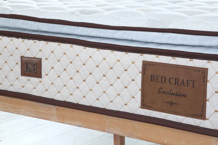 Bedcraft Pascha Medical Natural Volledig Orthapedisch Eenbed Met Ritspad, 90X190