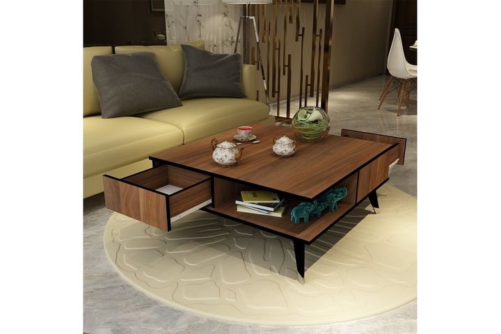 Inverno Ganges Coffee Table, Walnut