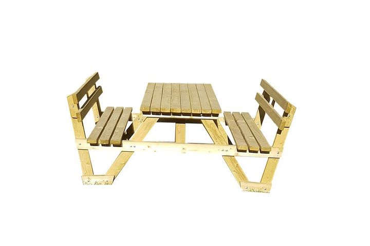 Neckar Gartentisch aus Holz für 6 Personen, Grün