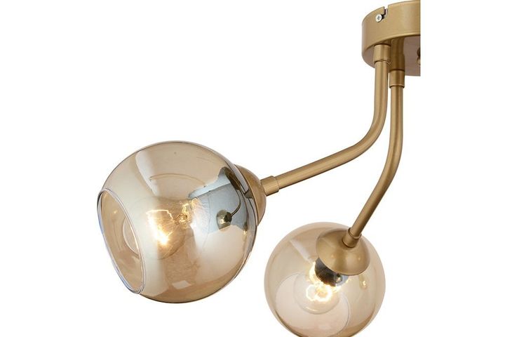 Apliqa David Hanglamp met 4 Lampjes, Mat Goud