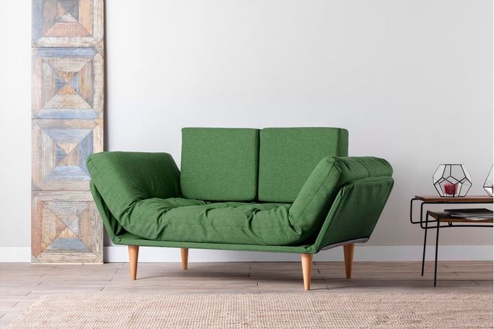 Futon Nina 2-Zitsbank, Groen