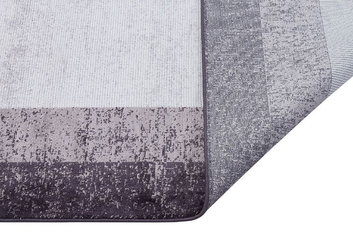Ri̇va 8721 Grijs Antraciet Machine Tapijt 120X180