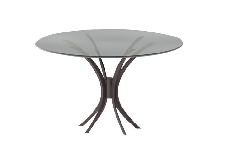 Leon Ronde Metalen Eettafel, Zwart