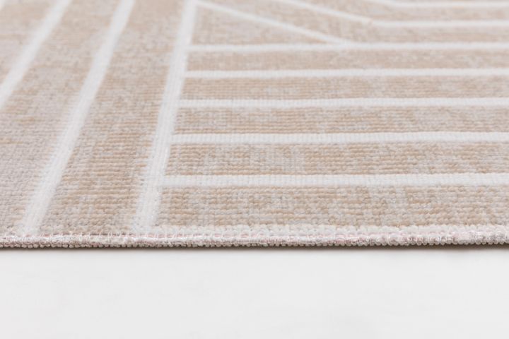 Natsu Machinetapijt, 80x150 cm, Beige