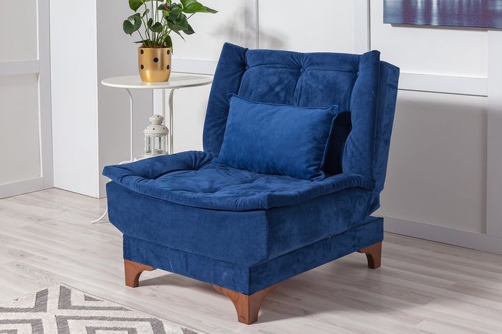 Kelly Fauteuil, Donkerblauw