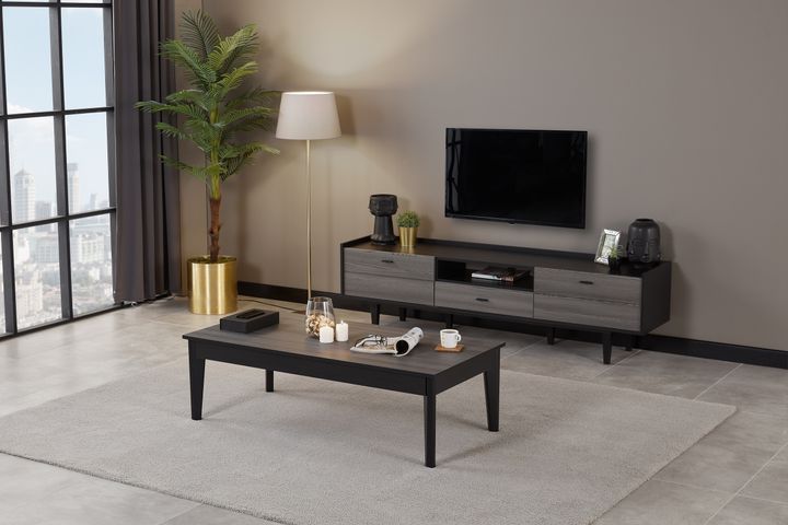Zeta Salontafel, Zwart