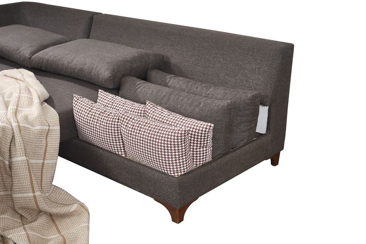 Masse Hoekbank Rechts, Bruin