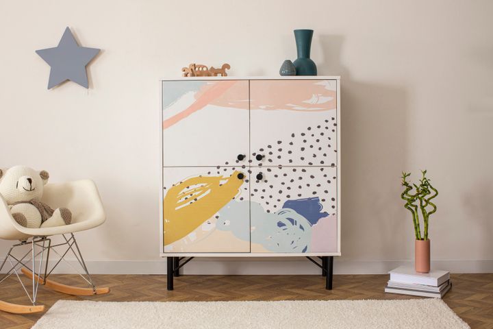 Dot Multifunctioneel Kast met Metalen Poten