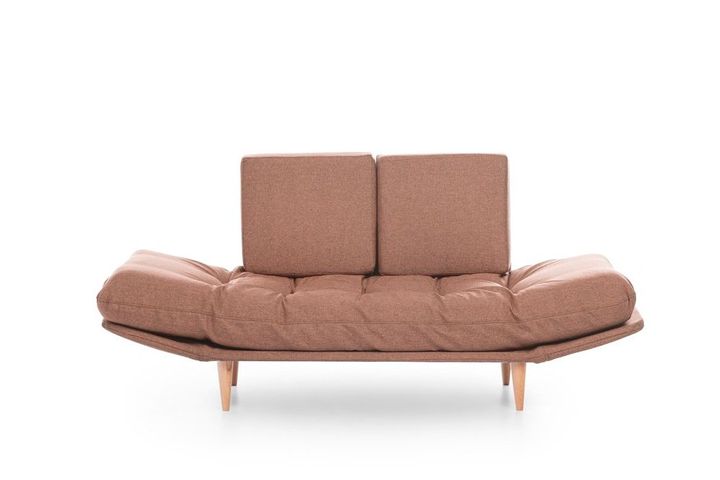 Futon Nina 2-Zitsbank, Lichtbruin