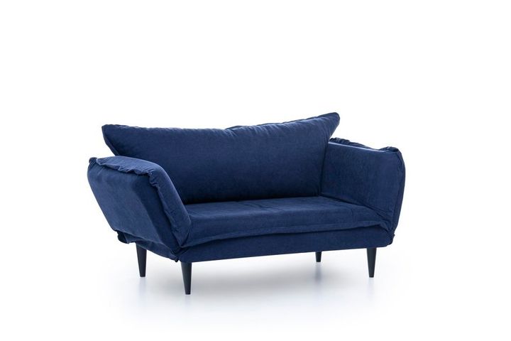 Futon Vino 2-Zitsbank, Donkerblauw