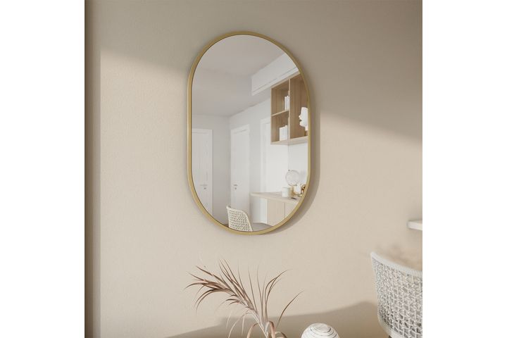 Marsah Marla Spiegel, 60x90 cm, Goud