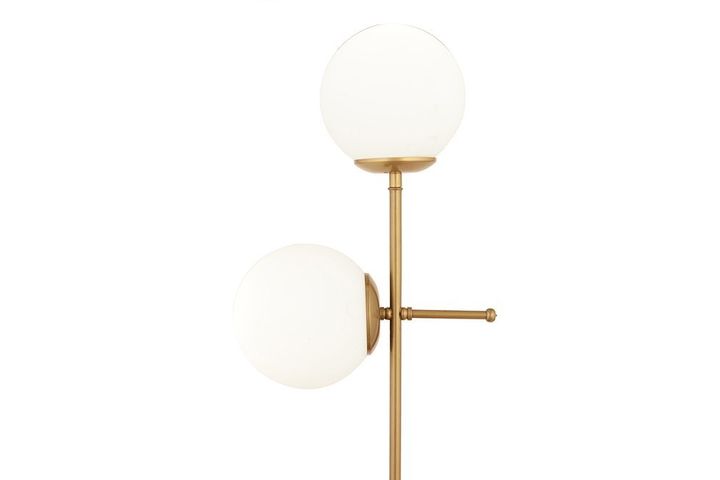 Gael Retro Tafellamp, Mat Goud