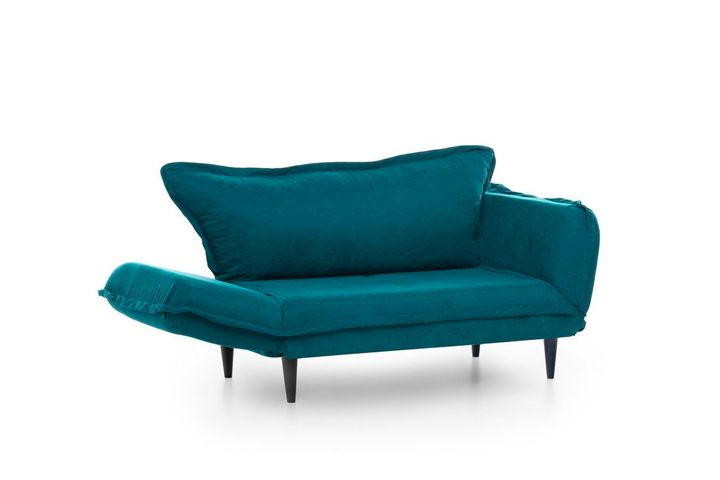 Futon Vino 2-Zitsbank, Groenblauw