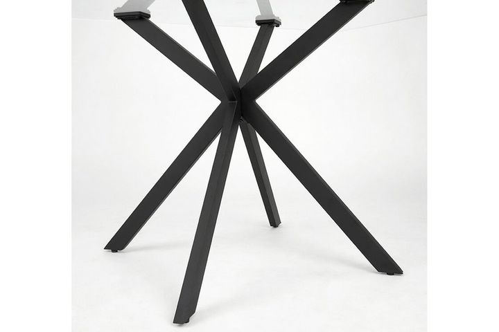 Sperrin Metalen Eettafel, Zwart