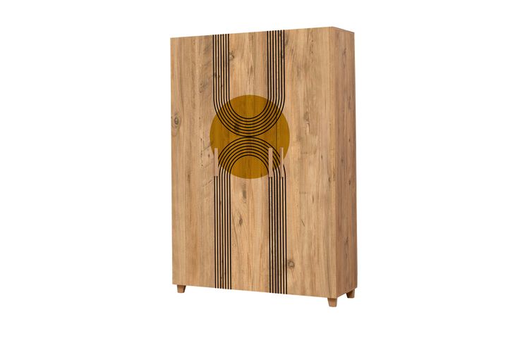 Leva Sun Kledingkast met 3 Deuren, Pijnboom