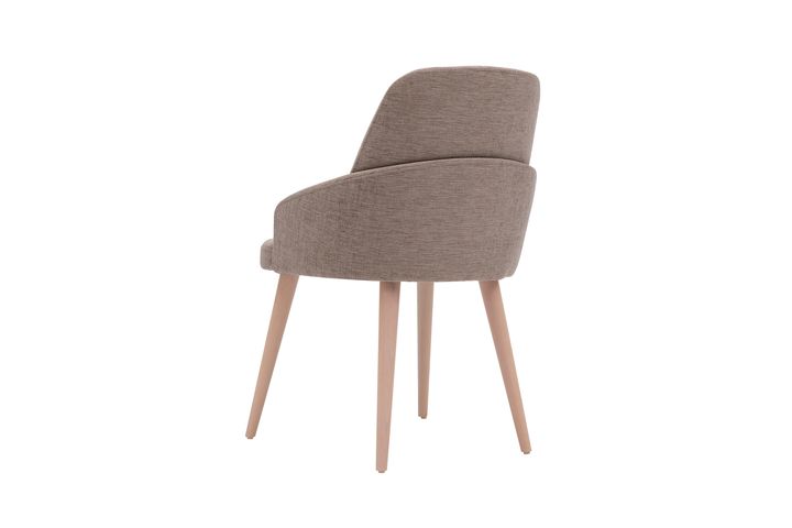 Millennium Dining Chair, Taupe & Oak