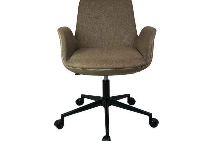 Dora Bureaustoel, Bruin & Beige