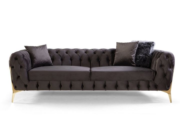 Elegance 3-Sitzer Sofa, Anthrazit